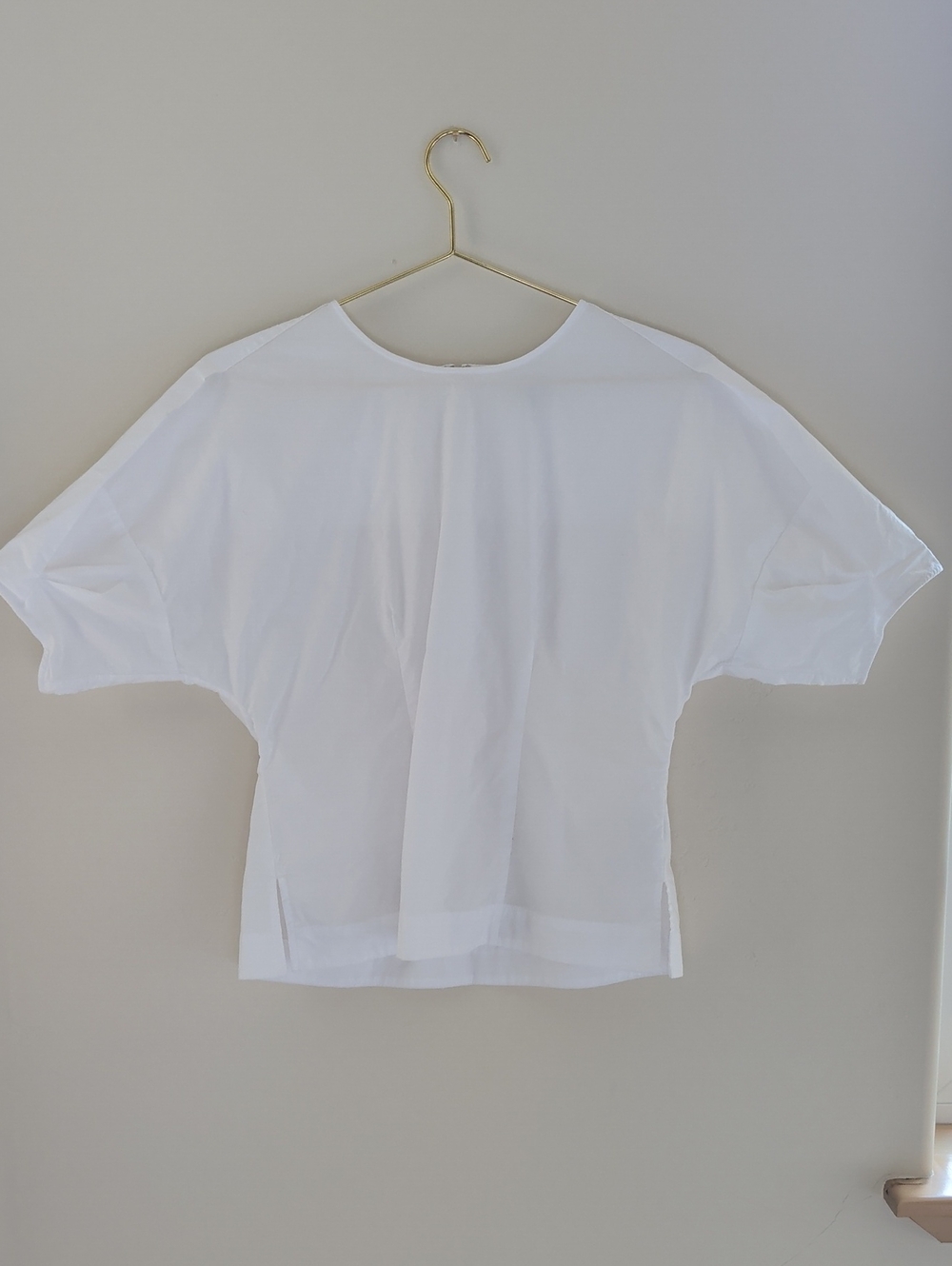 Banana Republic White Dolman Sleeve Blouse